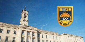 2024QS世界大学排名中诺丁汉大学位列世界百强
