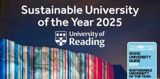 跻身全英前25:雷丁大学被评为年度可持续大学
